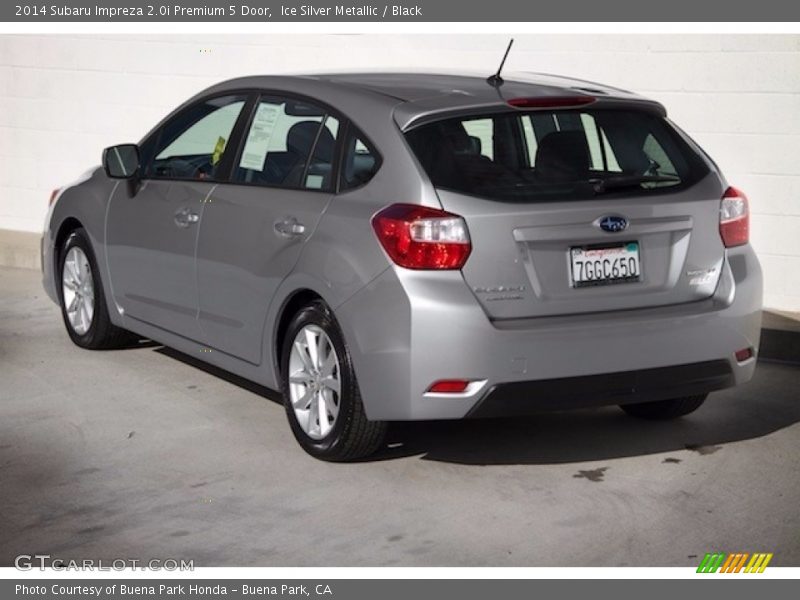 Ice Silver Metallic / Black 2014 Subaru Impreza 2.0i Premium 5 Door