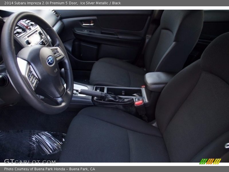 Ice Silver Metallic / Black 2014 Subaru Impreza 2.0i Premium 5 Door