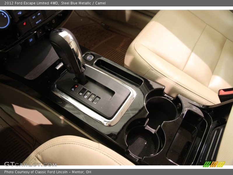 Steel Blue Metallic / Camel 2012 Ford Escape Limited 4WD