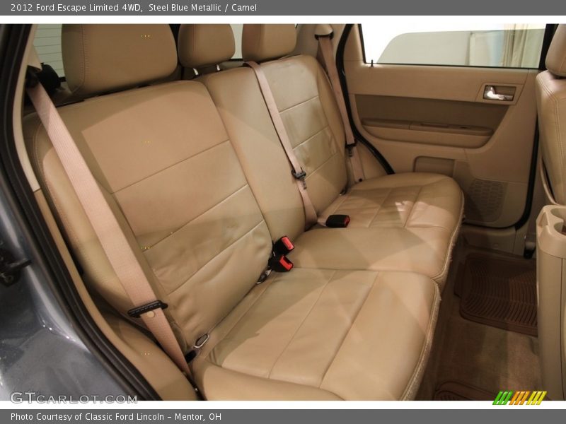 Steel Blue Metallic / Camel 2012 Ford Escape Limited 4WD