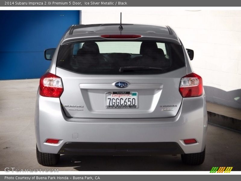 Ice Silver Metallic / Black 2014 Subaru Impreza 2.0i Premium 5 Door