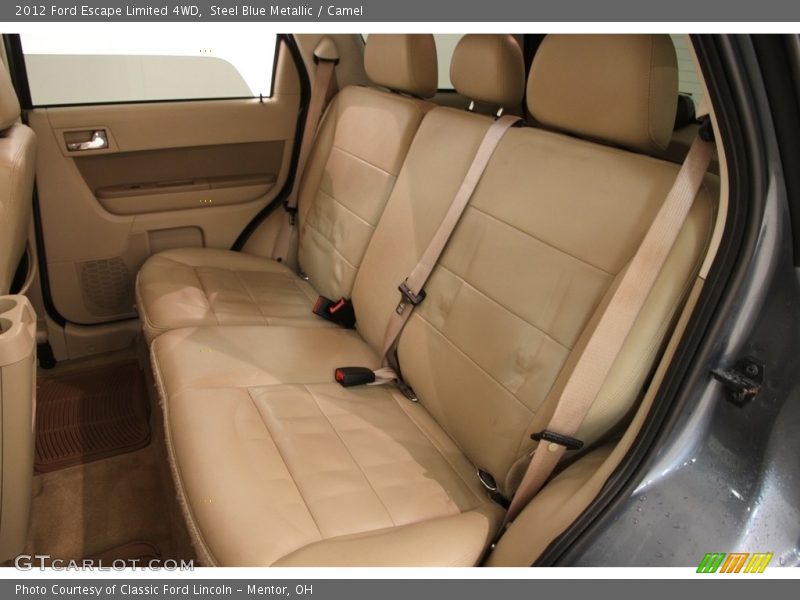 Steel Blue Metallic / Camel 2012 Ford Escape Limited 4WD