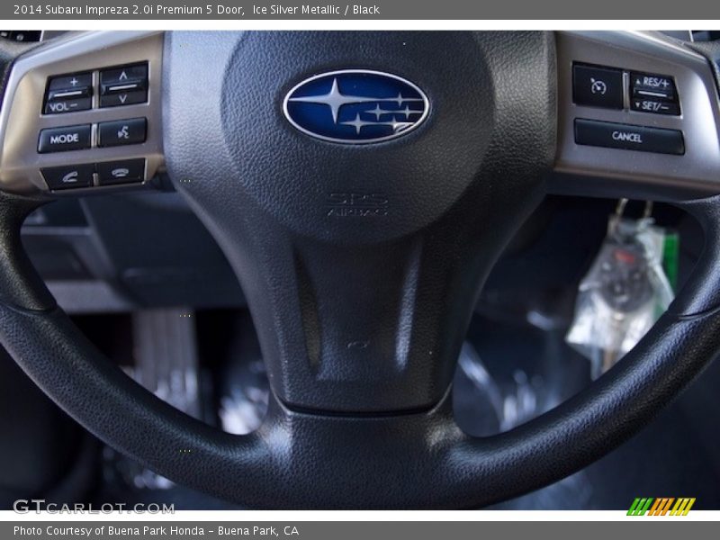 Ice Silver Metallic / Black 2014 Subaru Impreza 2.0i Premium 5 Door