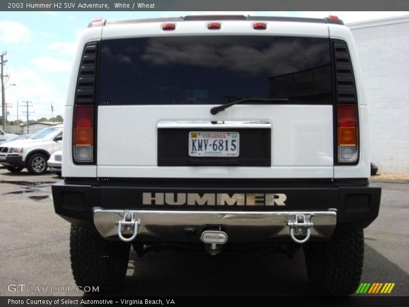 White / Wheat 2003 Hummer H2 SUV Adventure