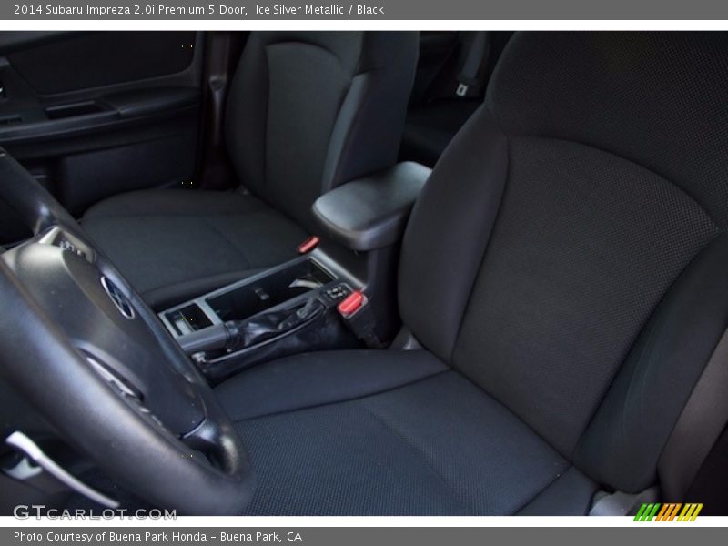 Ice Silver Metallic / Black 2014 Subaru Impreza 2.0i Premium 5 Door