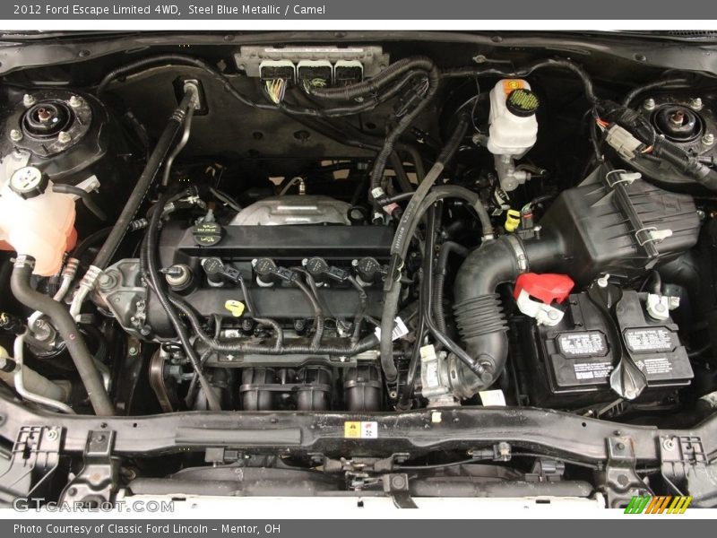 Steel Blue Metallic / Camel 2012 Ford Escape Limited 4WD
