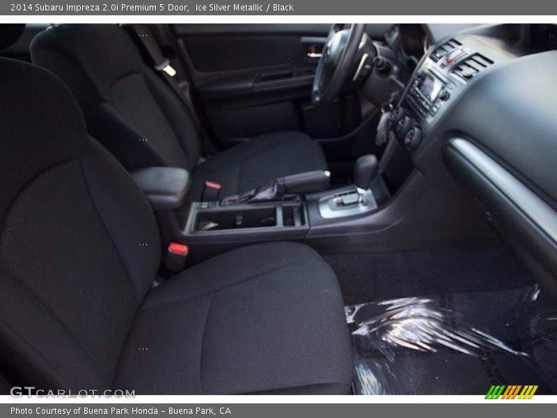 Ice Silver Metallic / Black 2014 Subaru Impreza 2.0i Premium 5 Door