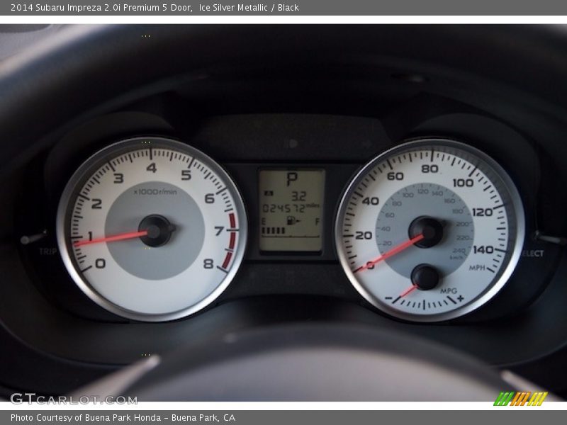 Ice Silver Metallic / Black 2014 Subaru Impreza 2.0i Premium 5 Door