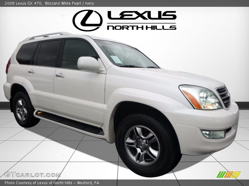 Blizzard White Pearl / Ivory 2008 Lexus GX 470