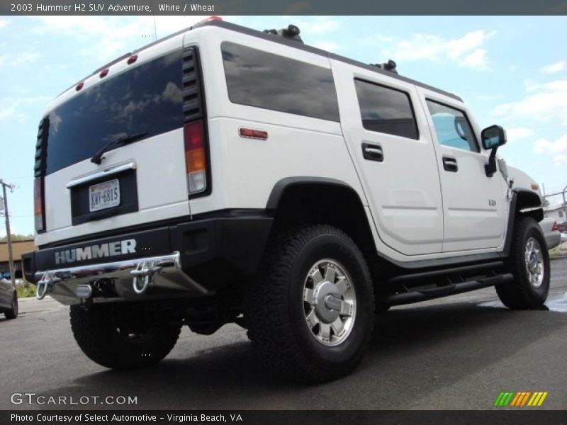 White / Wheat 2003 Hummer H2 SUV Adventure