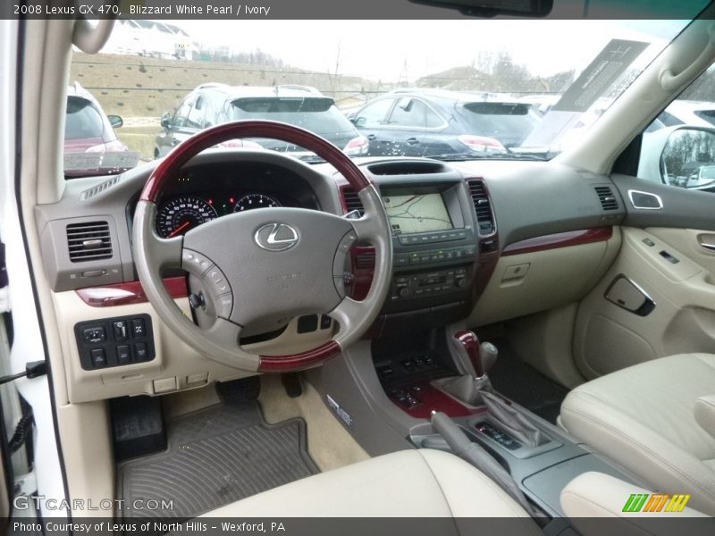 Blizzard White Pearl / Ivory 2008 Lexus GX 470