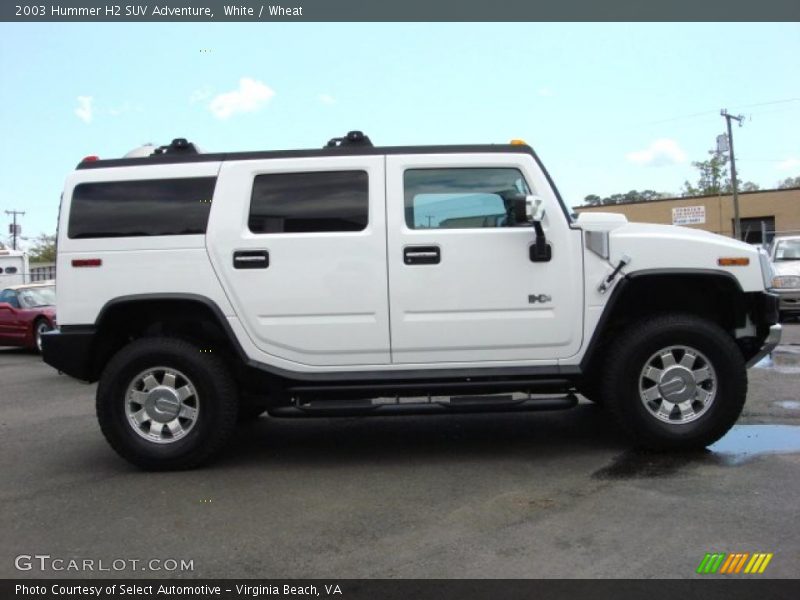 White / Wheat 2003 Hummer H2 SUV Adventure