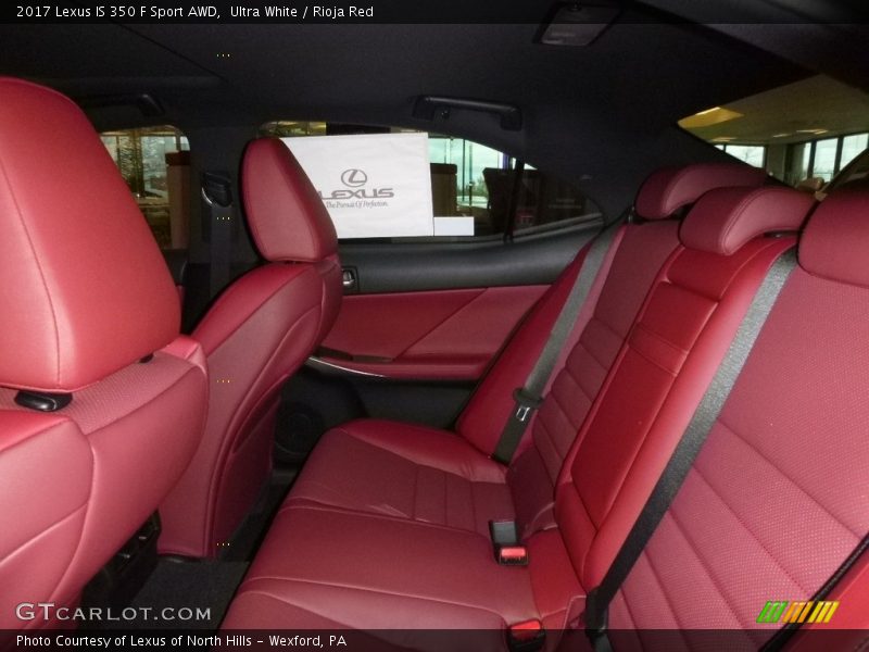 Rear Seat of 2017 IS 350 F Sport AWD