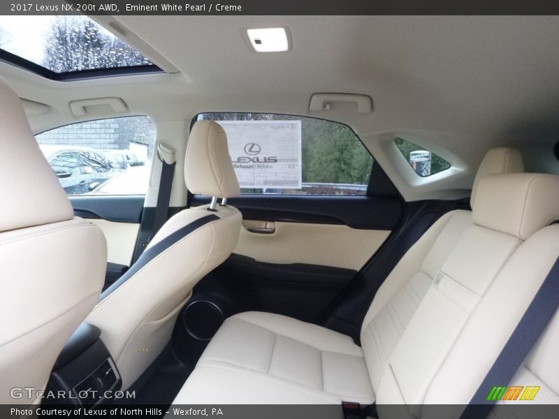 Eminent White Pearl / Creme 2017 Lexus NX 200t AWD
