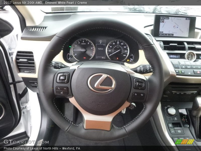 Eminent White Pearl / Creme 2017 Lexus NX 200t AWD