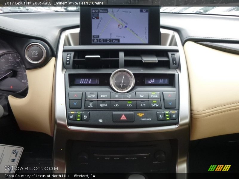 Eminent White Pearl / Creme 2017 Lexus NX 200t AWD