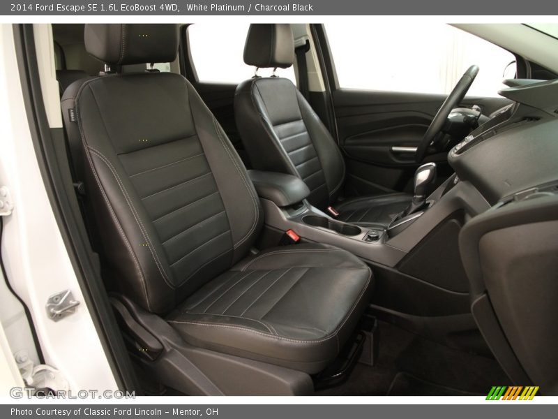 White Platinum / Charcoal Black 2014 Ford Escape SE 1.6L EcoBoost 4WD