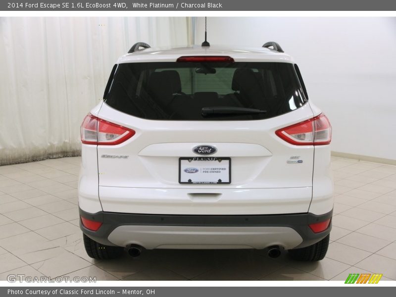 White Platinum / Charcoal Black 2014 Ford Escape SE 1.6L EcoBoost 4WD