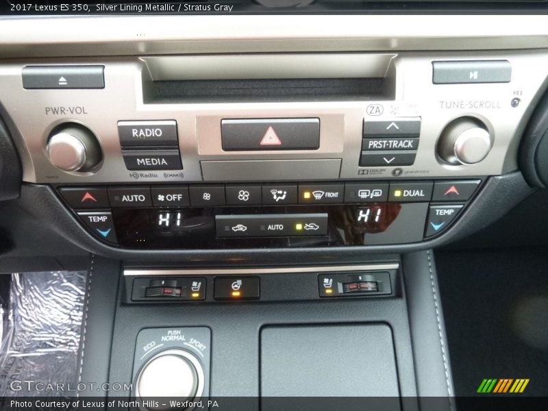 Silver Lining Metallic / Stratus Gray 2017 Lexus ES 350