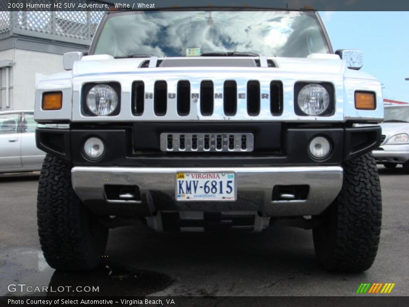 White / Wheat 2003 Hummer H2 SUV Adventure