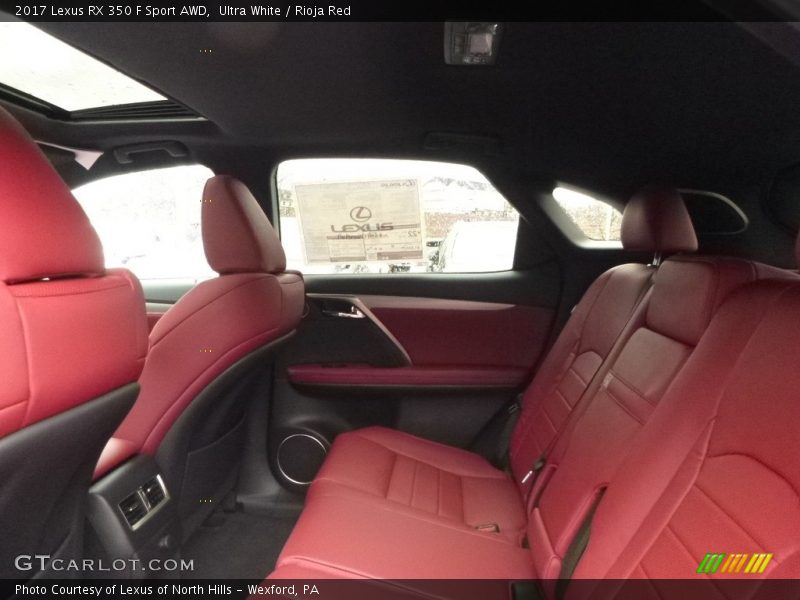 Ultra White / Rioja Red 2017 Lexus RX 350 F Sport AWD