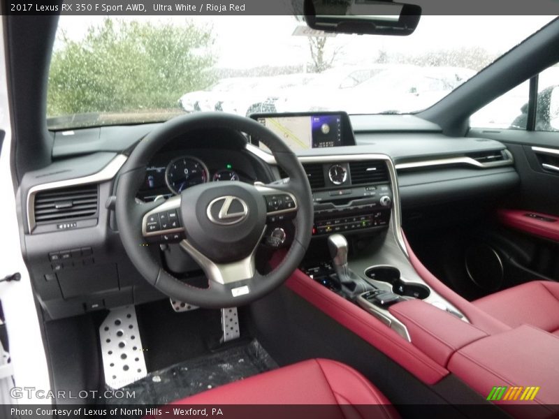  2017 RX 350 F Sport AWD Rioja Red Interior