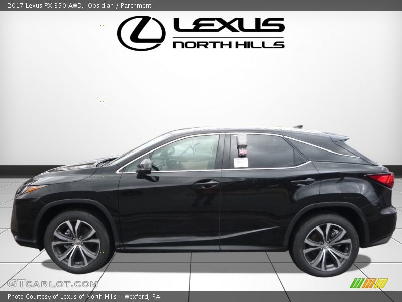 Obsidian / Parchment 2017 Lexus RX 350 AWD