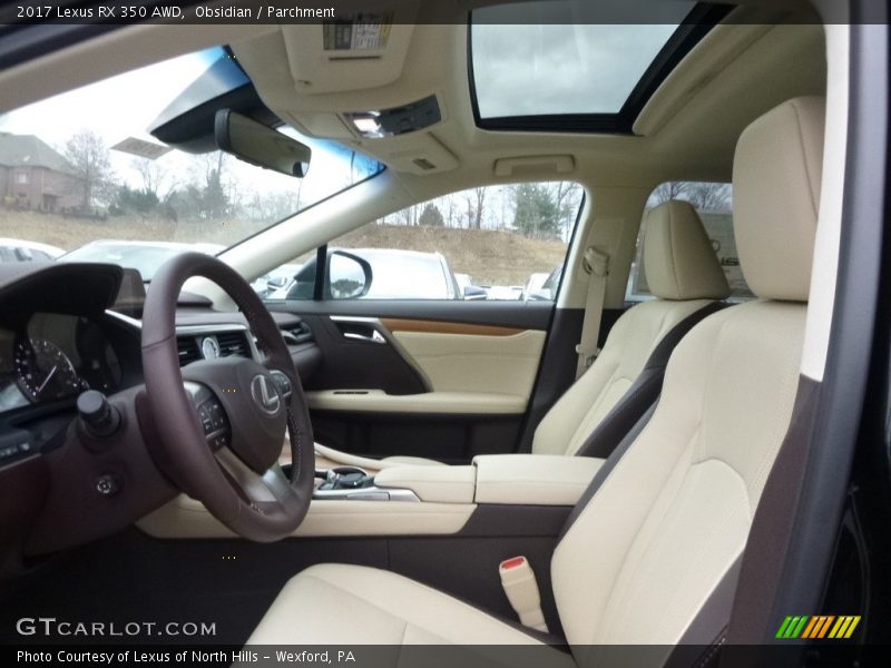 Obsidian / Parchment 2017 Lexus RX 350 AWD