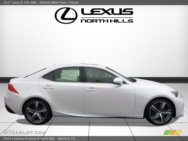 Eminent White Pearl / Flaxen 2017 Lexus IS 300 AWD