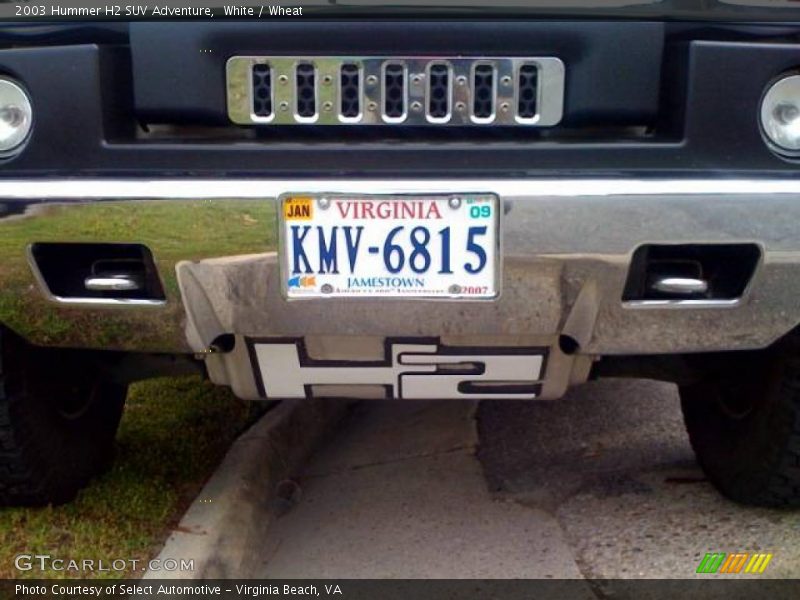 White / Wheat 2003 Hummer H2 SUV Adventure