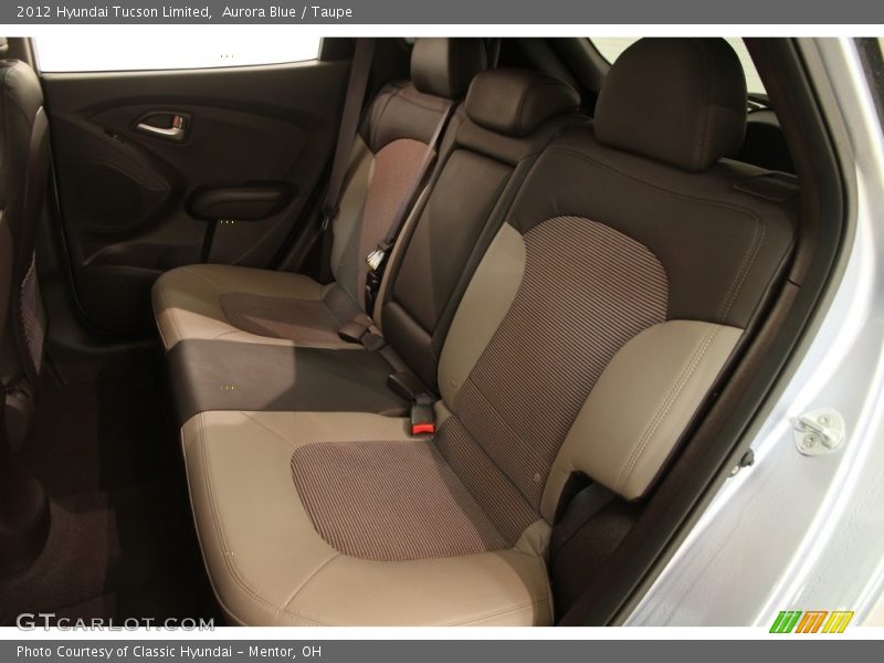 Aurora Blue / Taupe 2012 Hyundai Tucson Limited