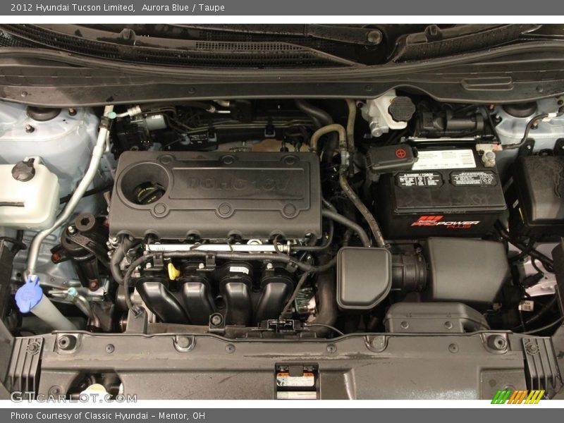 Aurora Blue / Taupe 2012 Hyundai Tucson Limited