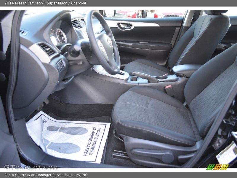 Super Black / Charcoal 2014 Nissan Sentra SV