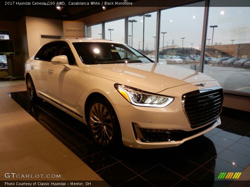 Front 3/4 View of 2017 Genesis G90 AWD