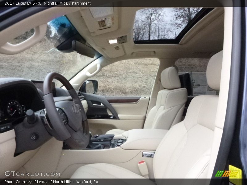 Front Seat of 2017 LX 570