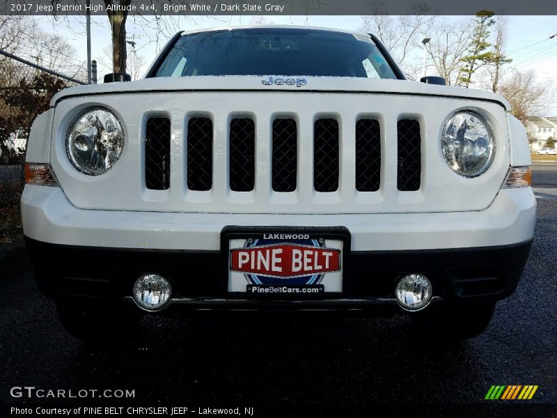 Bright White / Dark Slate Gray 2017 Jeep Patriot High Altitude 4x4