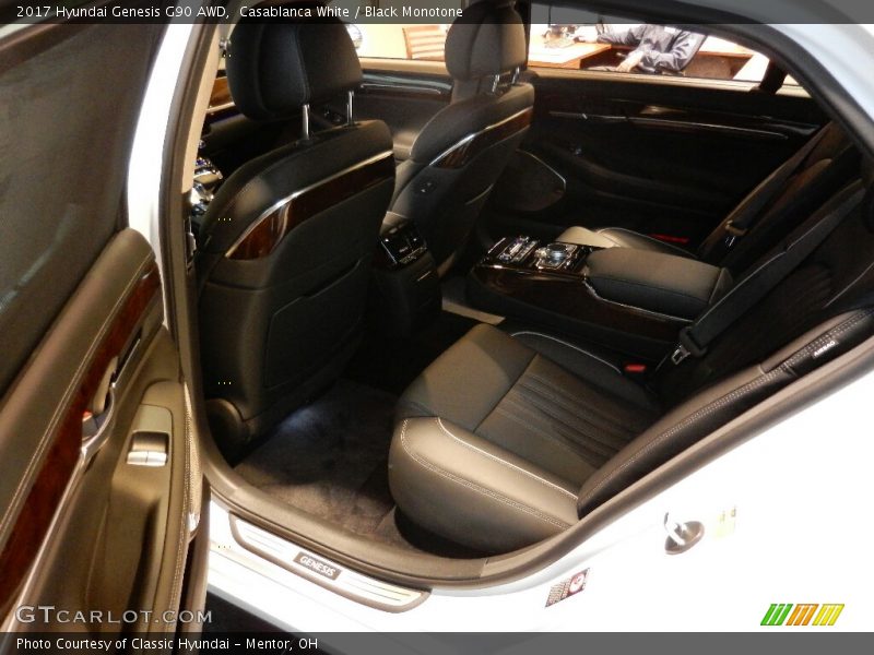 Rear Seat of 2017 Genesis G90 AWD