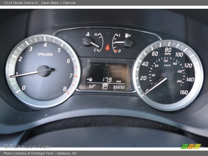 Super Black / Charcoal 2014 Nissan Sentra SV