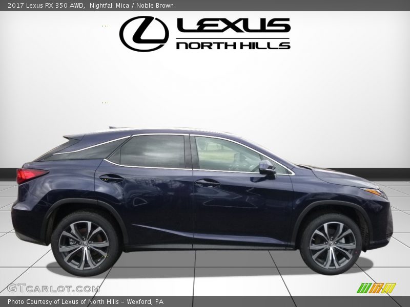 Nightfall Mica / Noble Brown 2017 Lexus RX 350 AWD