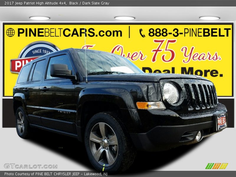 Black / Dark Slate Gray 2017 Jeep Patriot High Altitude 4x4