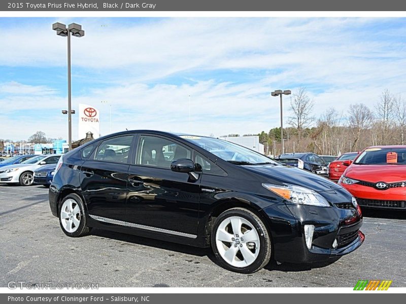 Black / Dark Gray 2015 Toyota Prius Five Hybrid