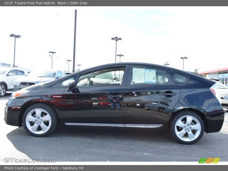 Black / Dark Gray 2015 Toyota Prius Five Hybrid