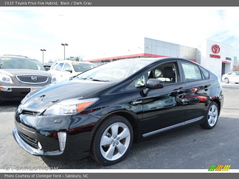 Black / Dark Gray 2015 Toyota Prius Five Hybrid