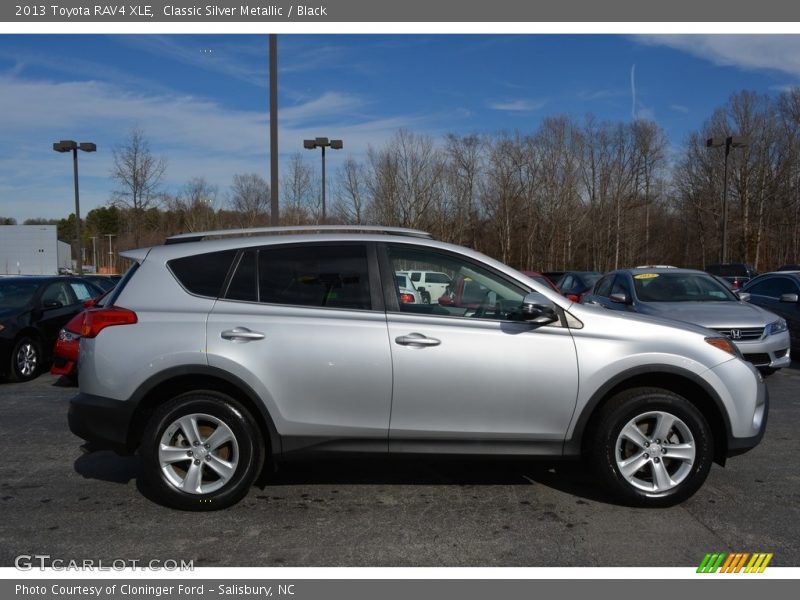 Classic Silver Metallic / Black 2013 Toyota RAV4 XLE