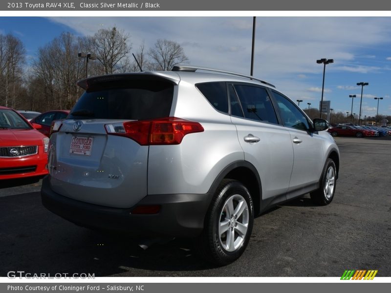 Classic Silver Metallic / Black 2013 Toyota RAV4 XLE