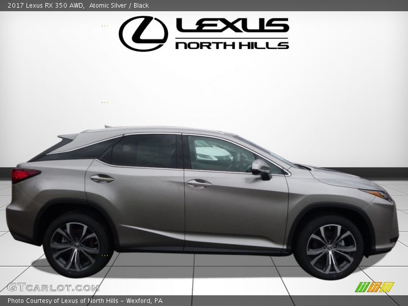Atomic Silver / Black 2017 Lexus RX 350 AWD
