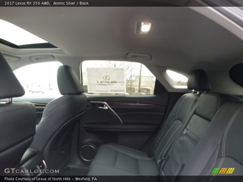 Atomic Silver / Black 2017 Lexus RX 350 AWD