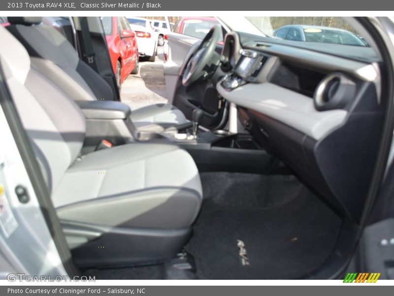 Classic Silver Metallic / Black 2013 Toyota RAV4 XLE