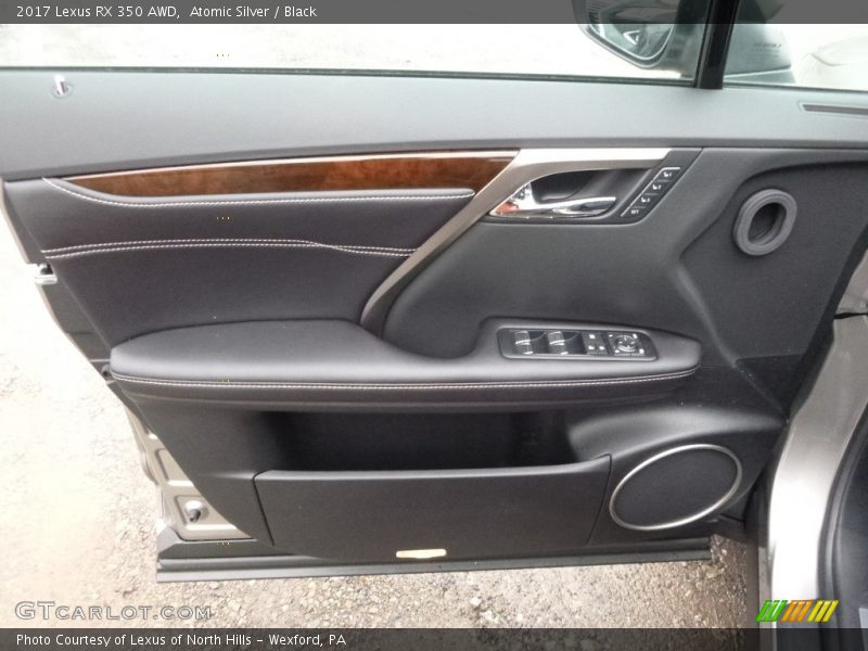 Atomic Silver / Black 2017 Lexus RX 350 AWD