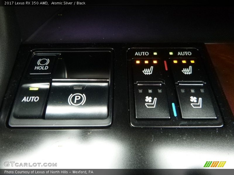 Atomic Silver / Black 2017 Lexus RX 350 AWD